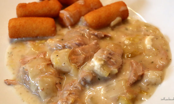 Blanquette de veau aux chicons et au mascarpone