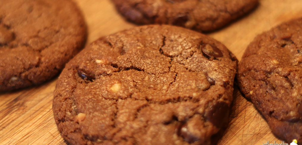 Cookies aux pépites de chocolat & aux noisettes torréfiées