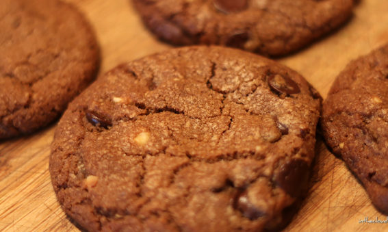 Cookies aux pépites de chocolat & aux noisettes torréfiées