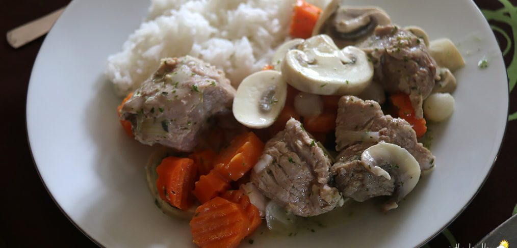 Blanquette de veau rapide