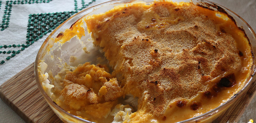 Parmentier de cabillaud à la courge butternut